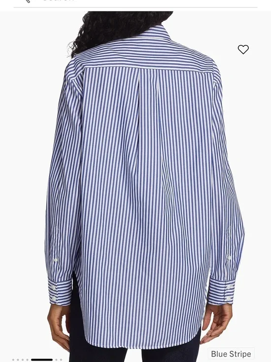 Rag & Bone Maxine Cotton Poplin Striped Shirt - Picture 2 of 7